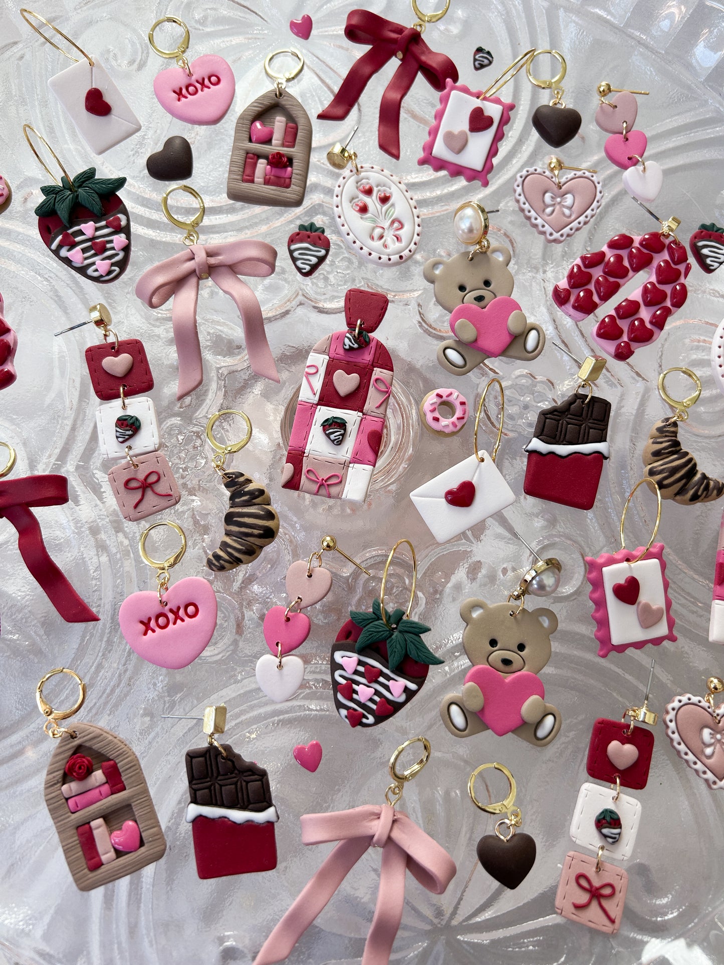 Quilted Trio Dangles