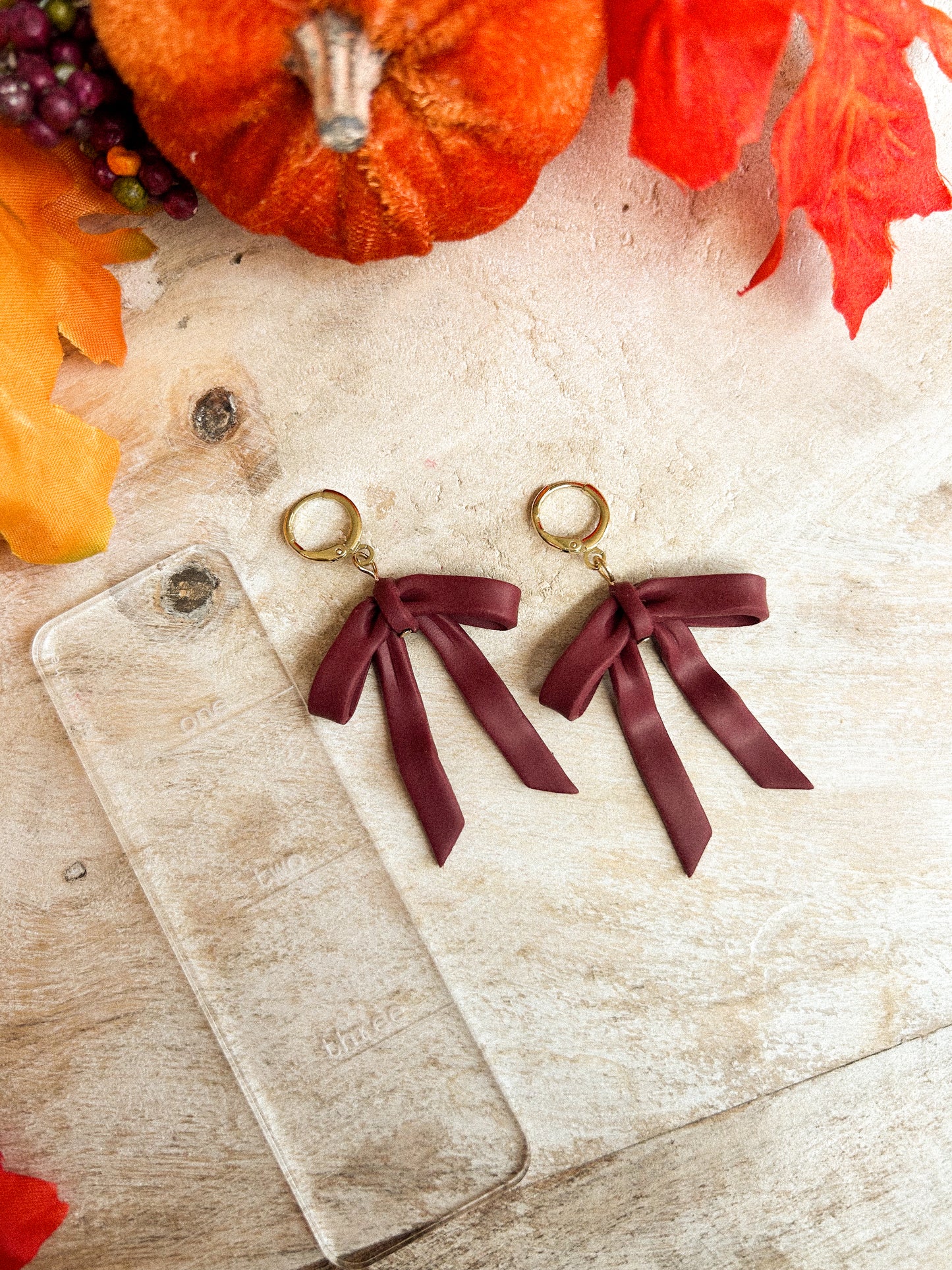 Fall Bow Huggies