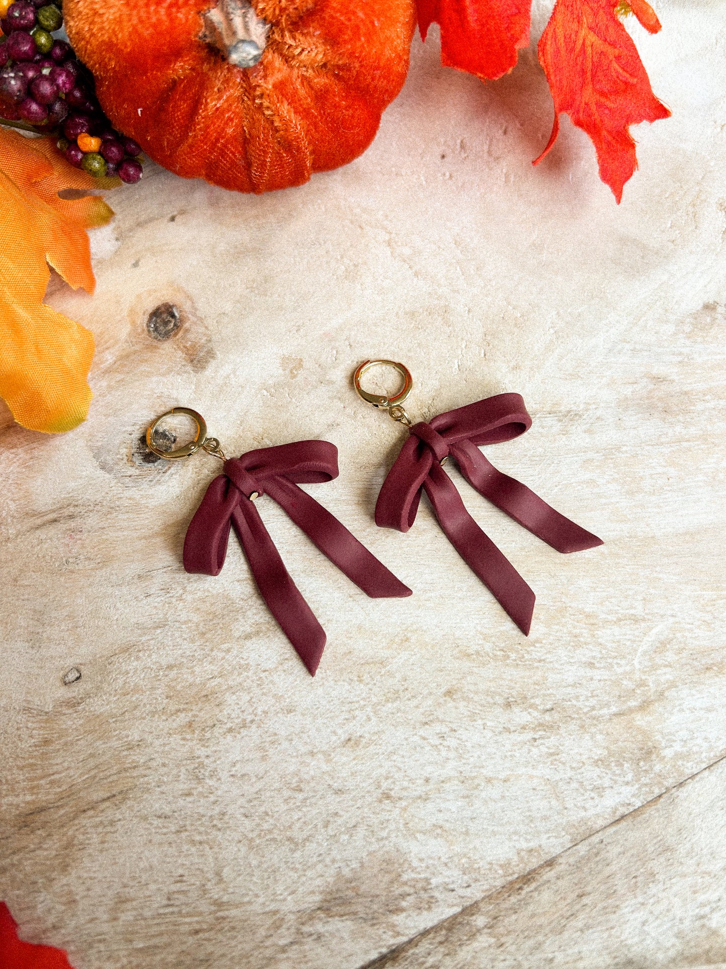Fall Bow Huggies