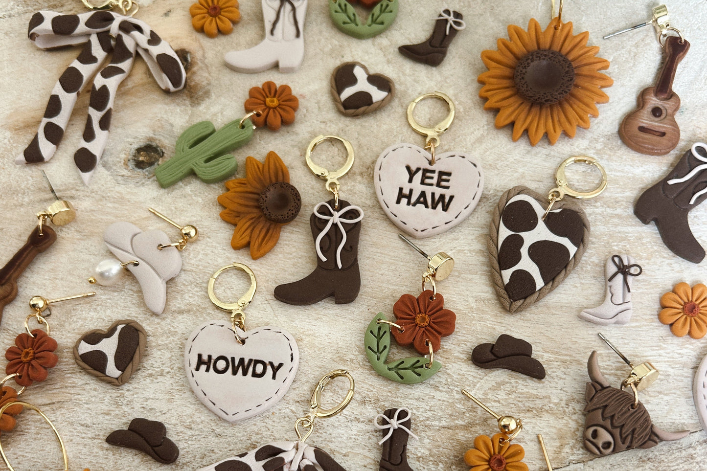 Mismatched Daisy Dangles