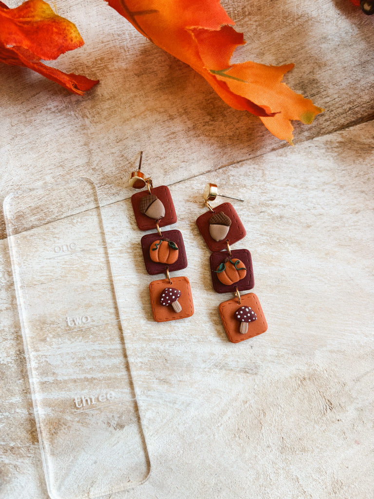 Autumnal Trio Dangles
