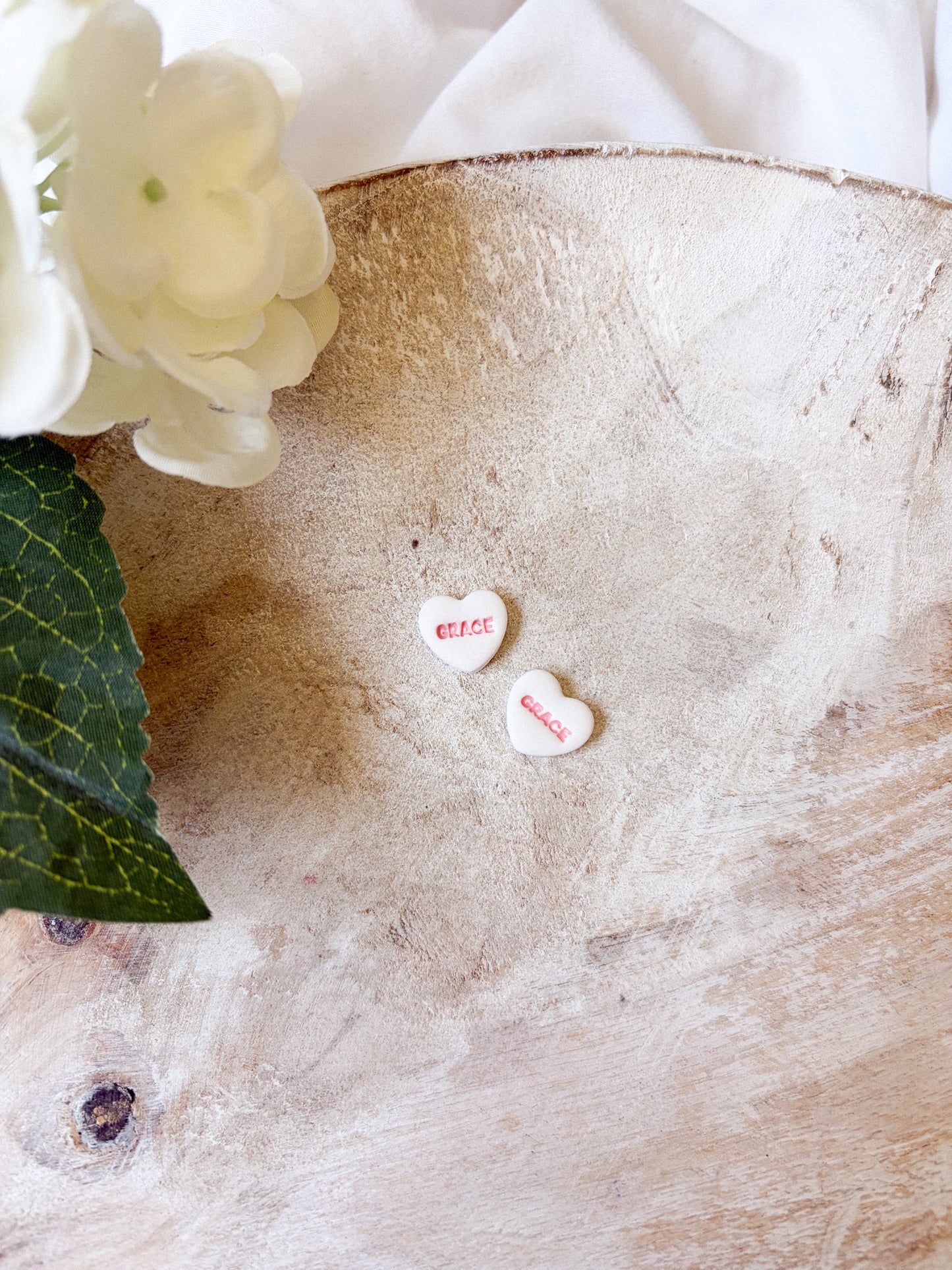 Grace Heart Studs