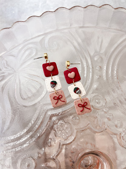 Quilted Trio Dangles