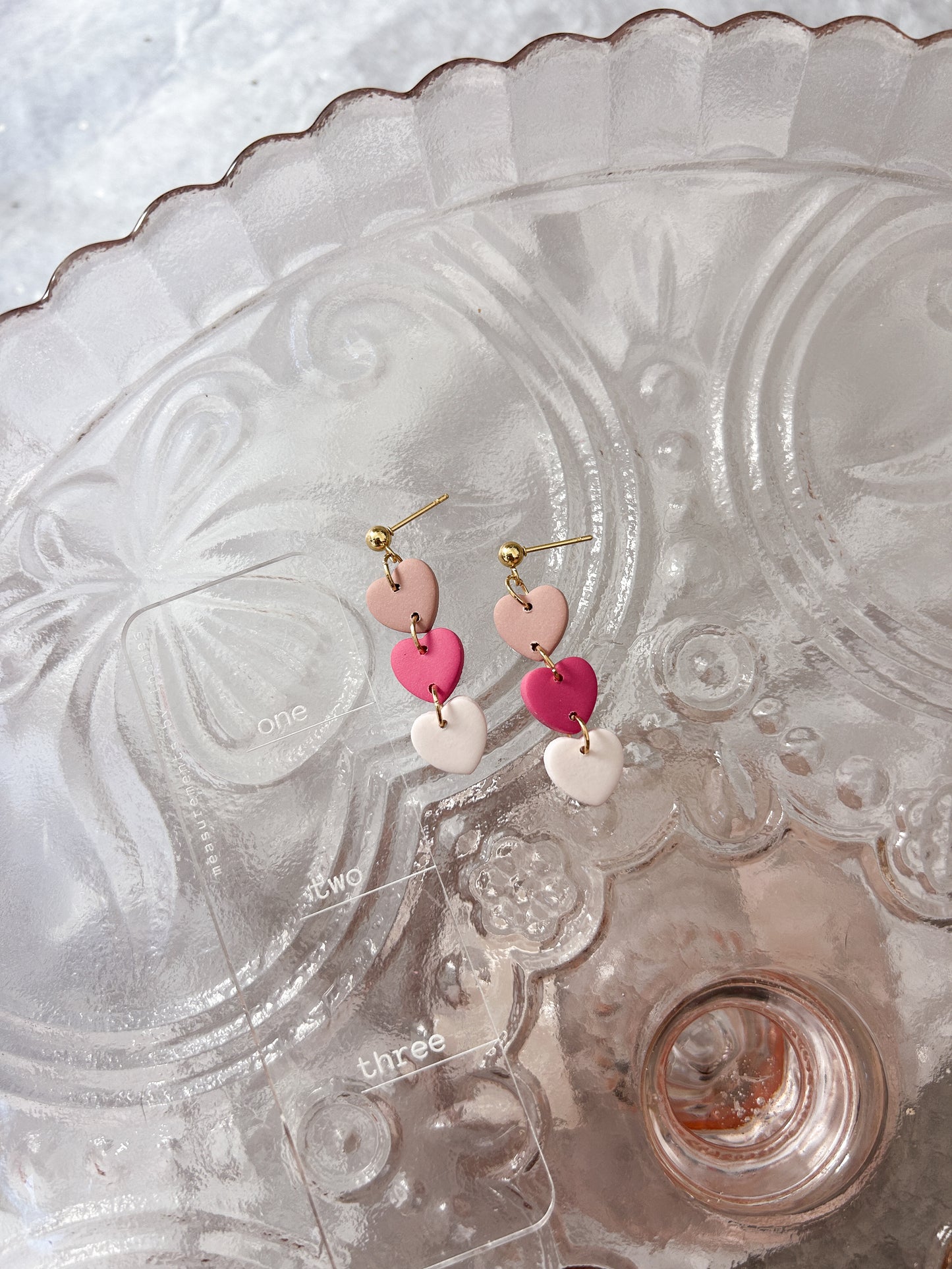 Stacked Heart Dangles