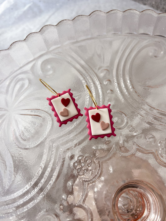 Heart Stamp Hoops