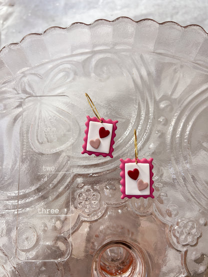 Heart Stamp Hoops