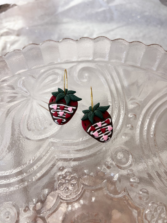 Chocolate Covered Strawberry Hoops