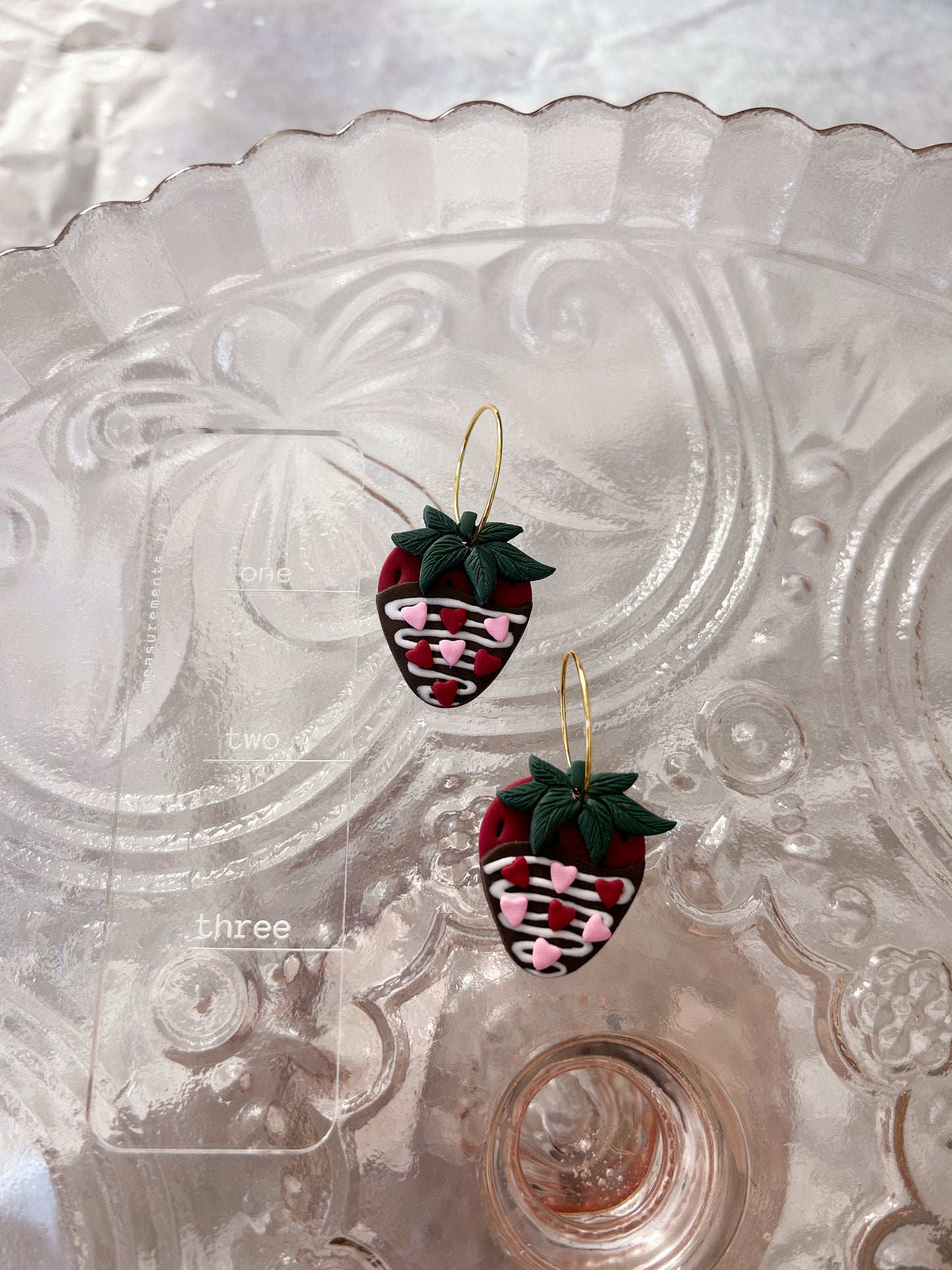 Chocolate Covered Strawberry Hoops