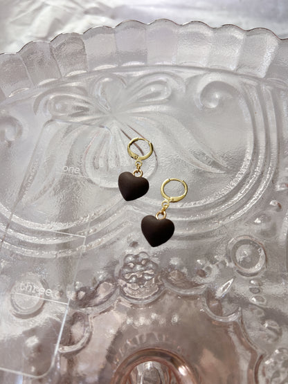 Chocolate Heart Huggies