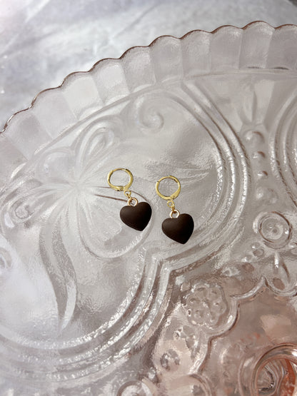 Chocolate Heart Huggies