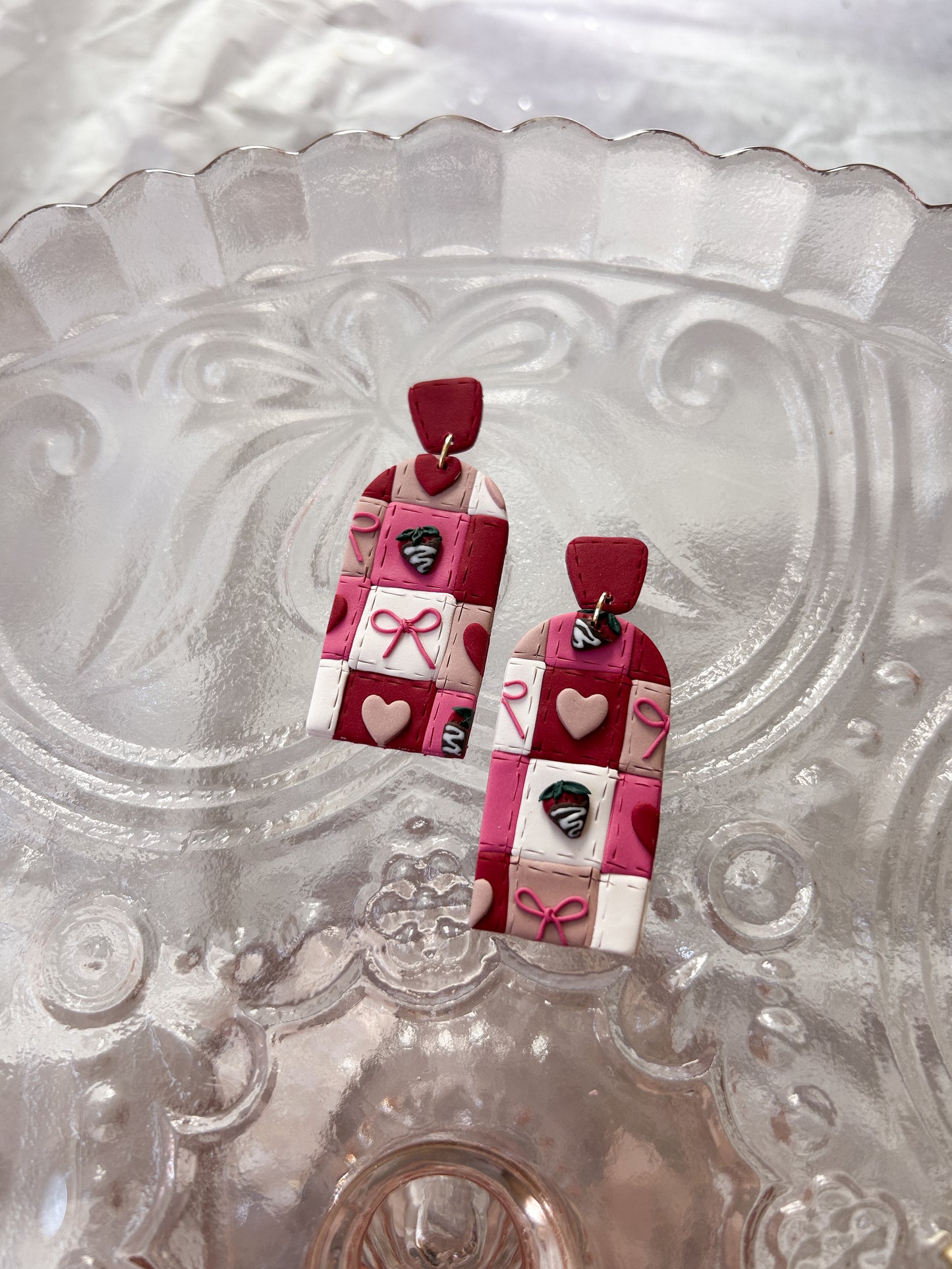 Valentine Quilt Dangles