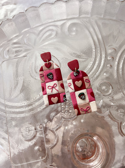 Valentine Quilt Dangles