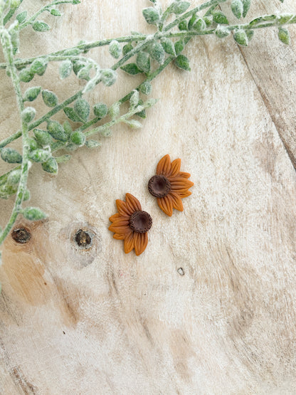 Sunflower Statement Studs