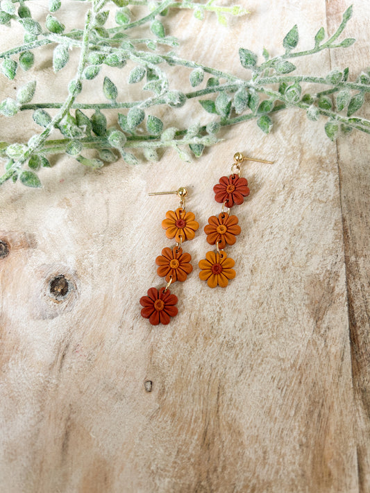 Mismatched Daisy Dangles