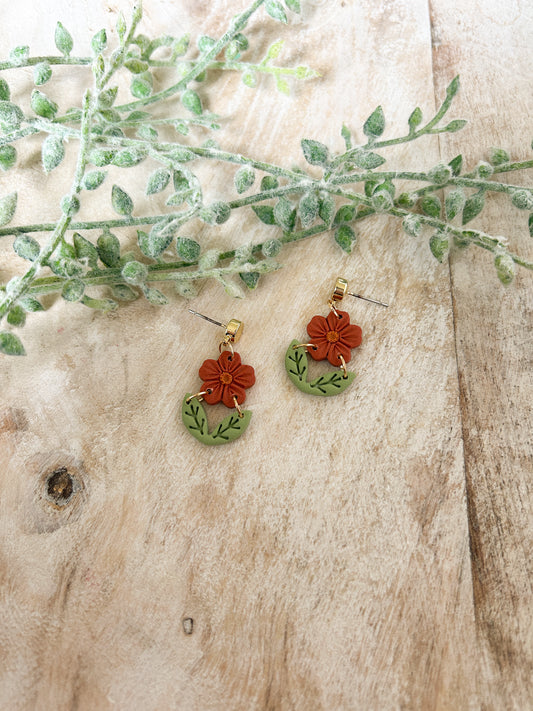 Floral Drop Earrings