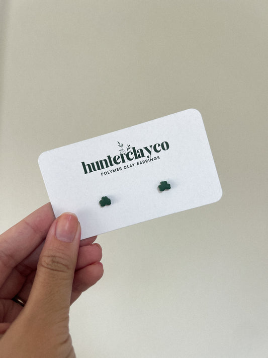 Mini Shamrock Studs