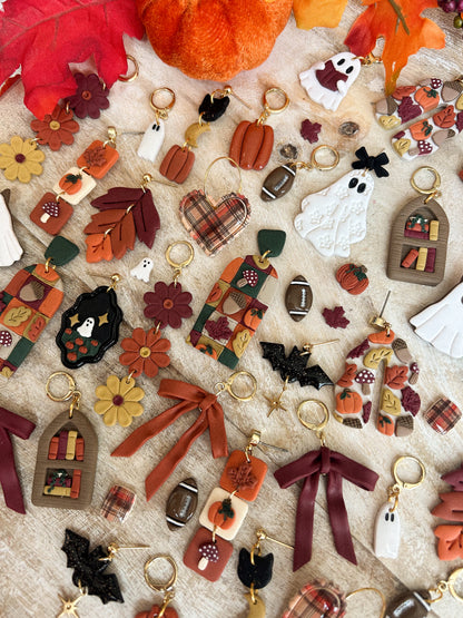 Quilted Fall Dangles