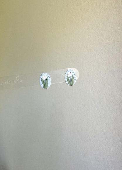Vintage Tulip Studs