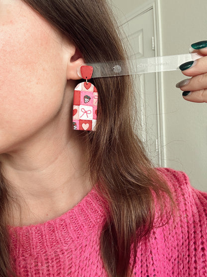 Valentine Quilt Dangles