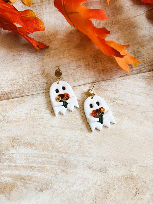 BOO-quet Ghost Dangles