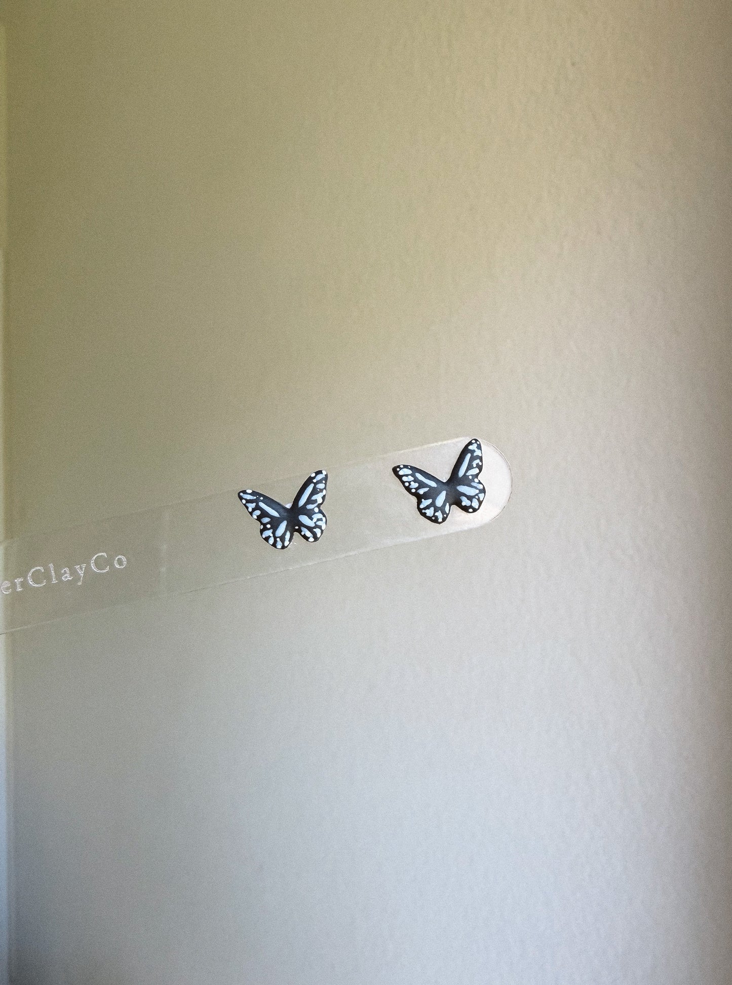 Blue Butterfly Studs