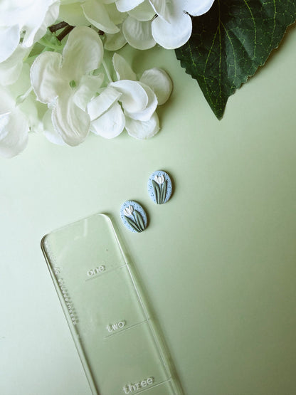 Vintage Tulip Studs