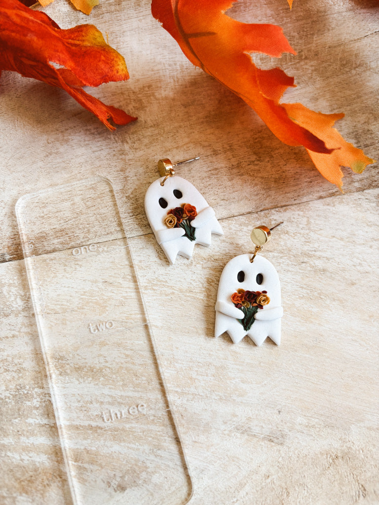BOO-quet Ghost Dangles